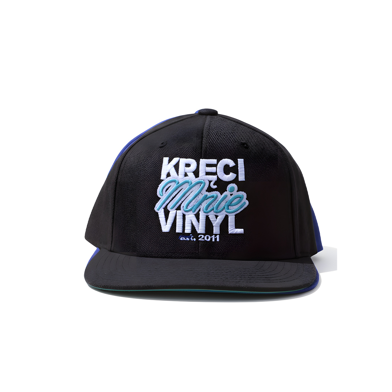 KRĘCI MNIE VINYL CZAPKA ADJUSTABLE CZARNA