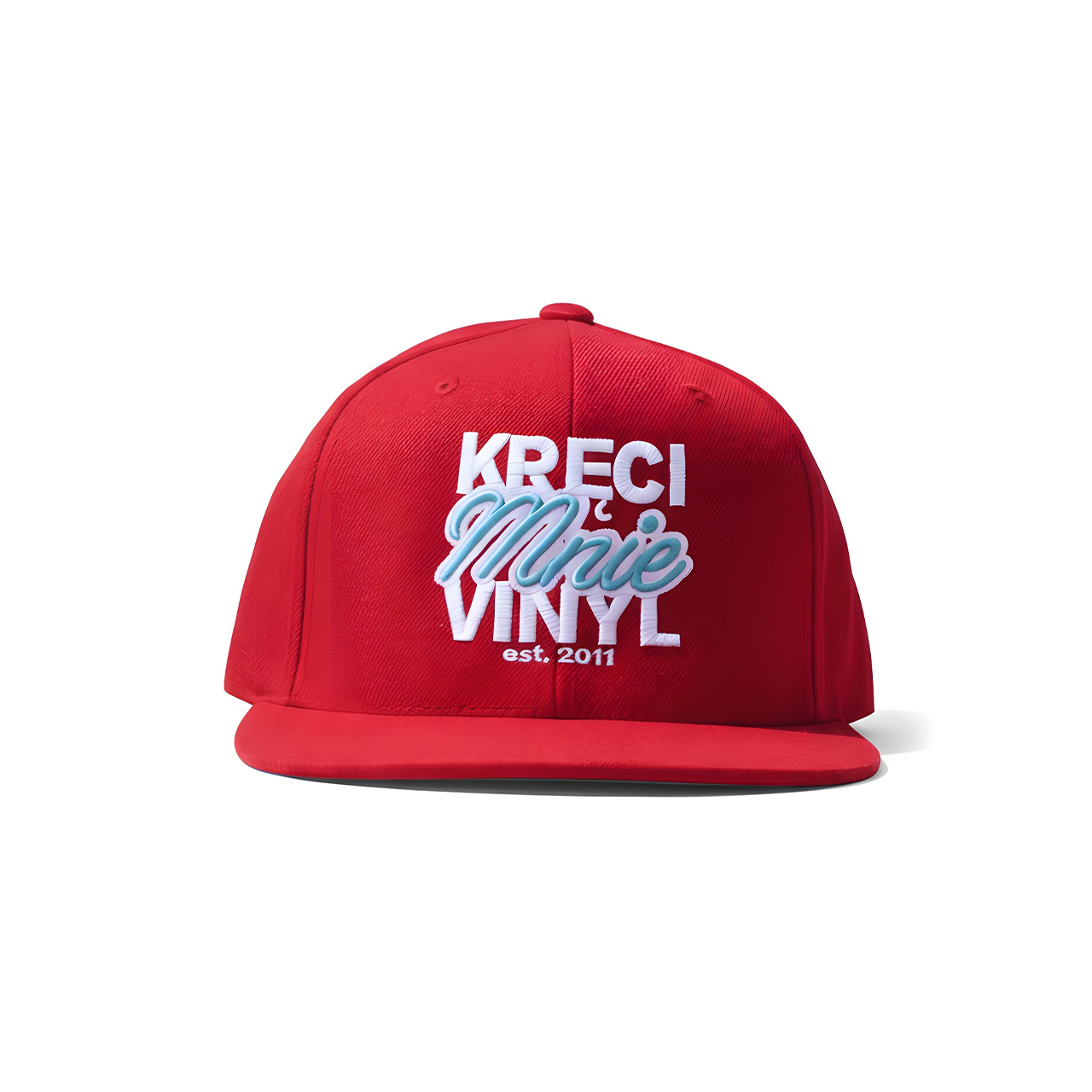KRĘCI MNIE VINYL CZAPKA ADJUSTABLE CZERWONA