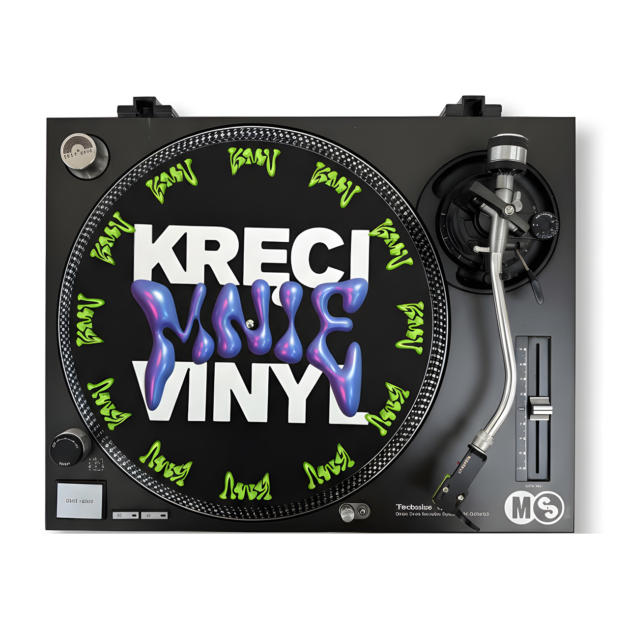 Slipmata Kręci Mnie Vinyl UV Edition