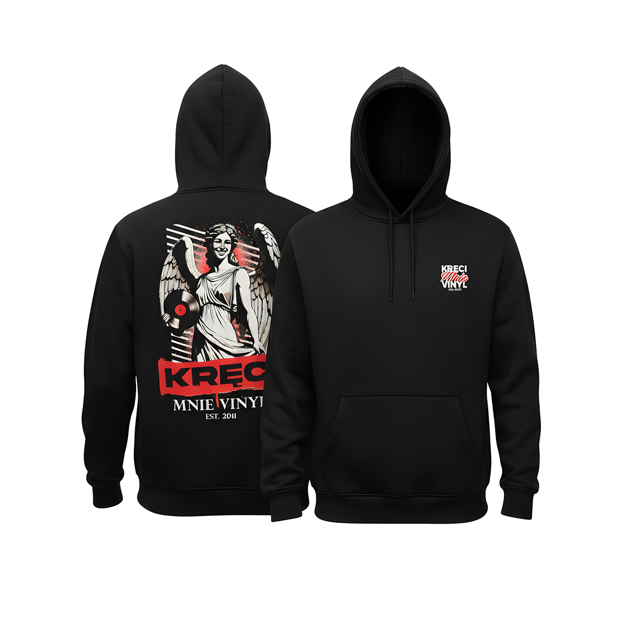 KMV Black Angel Hoodie