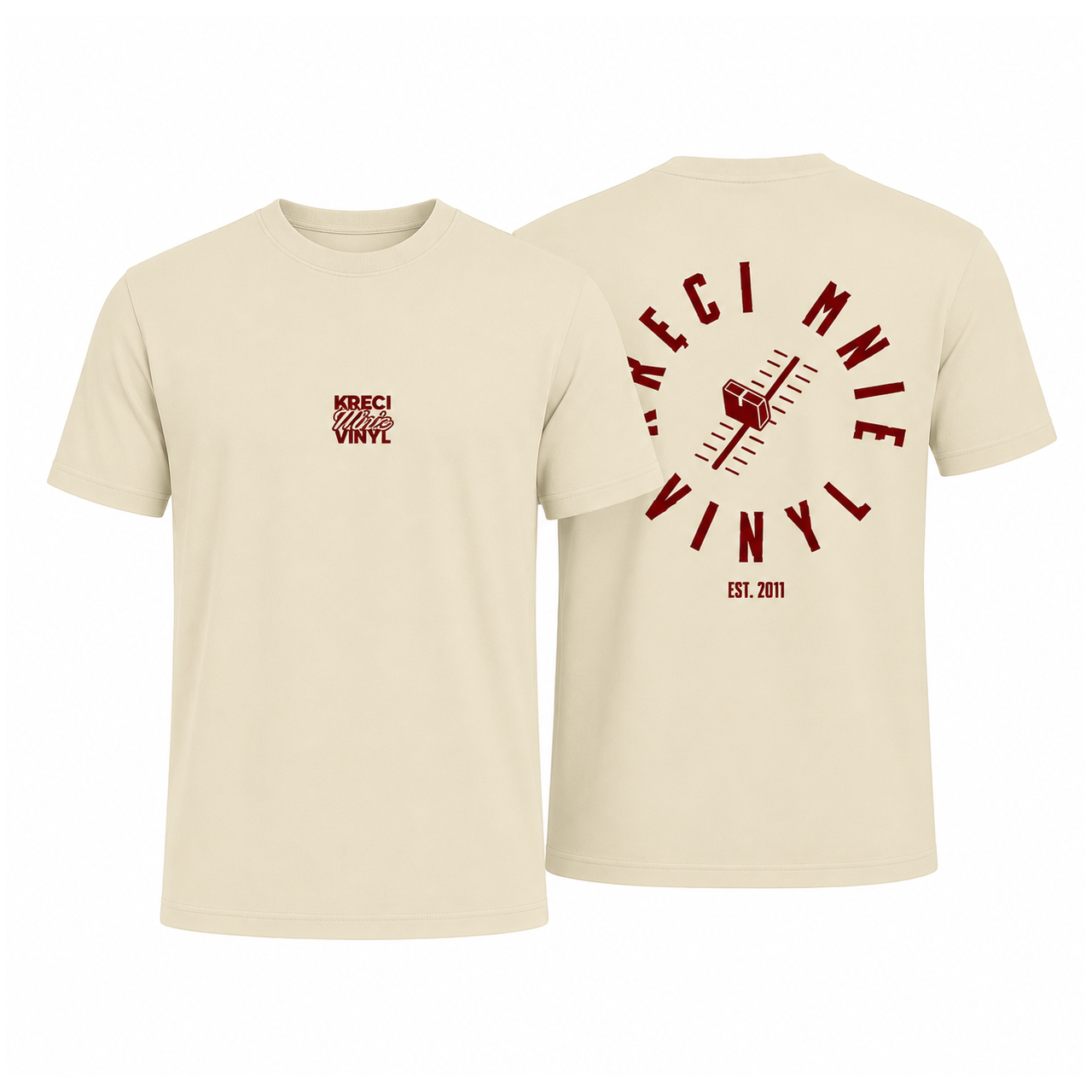 KMV Fader T-shirt Buttercream